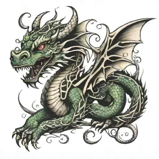 Many Beautiful Little Dragons