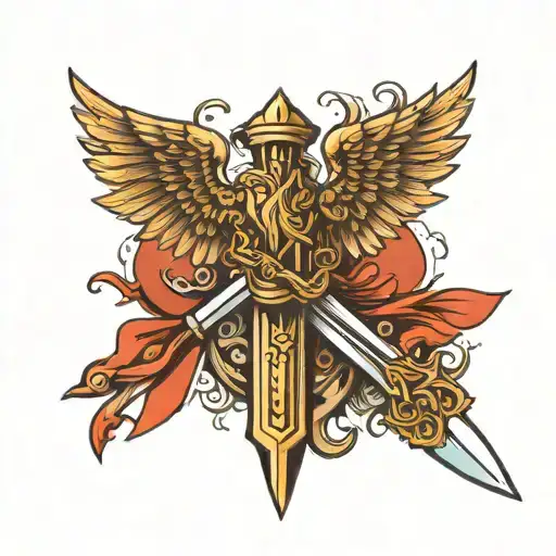 Sword With Eagle Wings