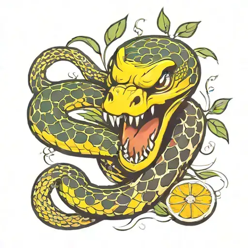 Snake Eat Lemon