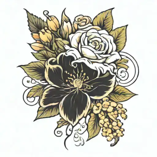 Birth Flower Bouquet