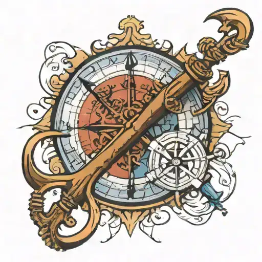 Compas Map Nautical Anchor