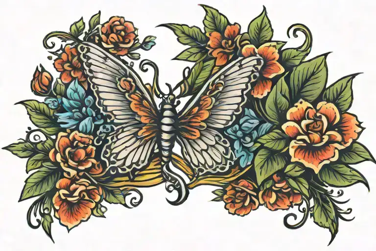 Floral Tramp Stamp