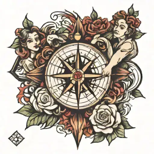 Family In Compass