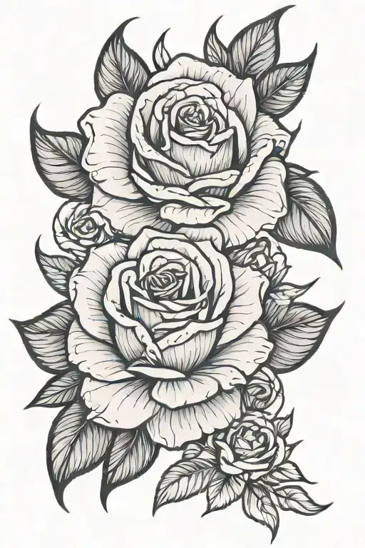 Rose With Alyssa As It's Stem