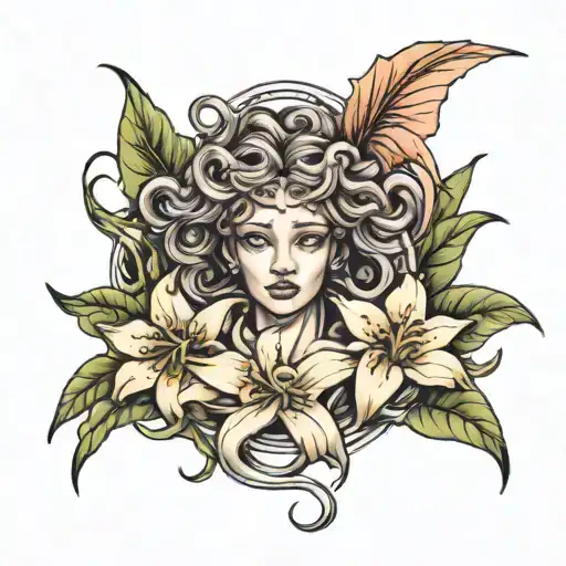 Medusa Surrounded Lily Flower