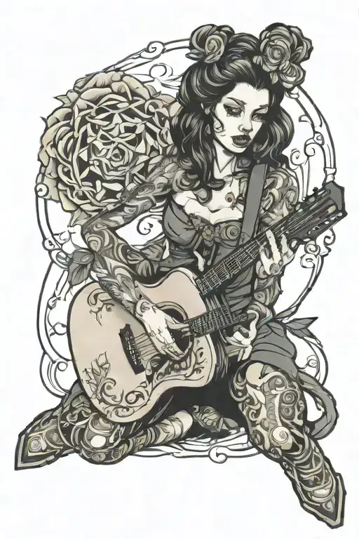 Women Playing Guitar