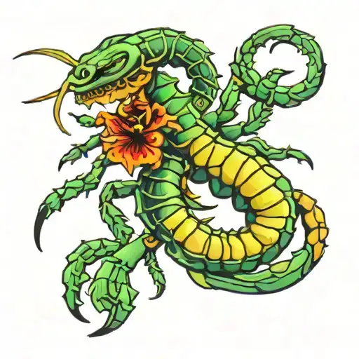 Scorpion Weed Crocdile