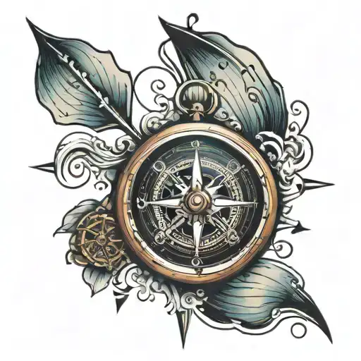 Compass And Sea
