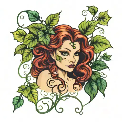 Leo Zodiac Sign And Poison Ivy Vines
