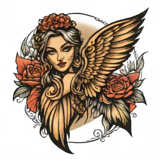 Wing Tattoo Michaella And Joe Claude