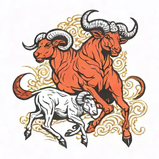 The Battle Of The Bull And The Ram