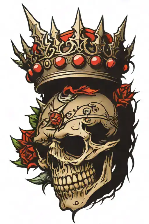 Thorn Crown With Sword Piercing