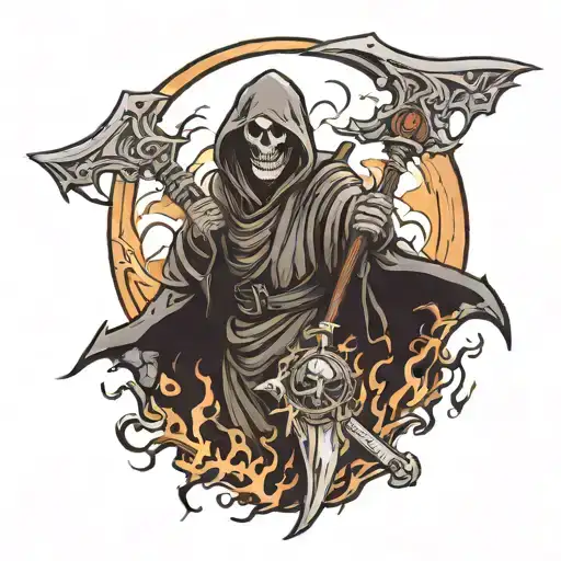 Cross Grim Reaper Storm
