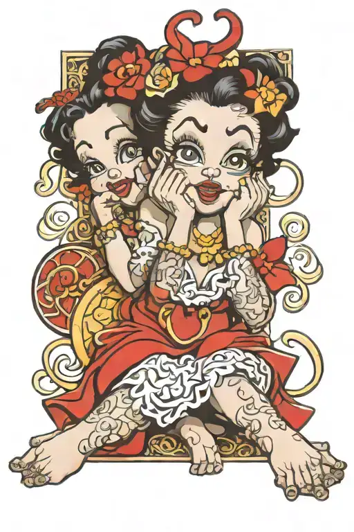Betty Boop Speak No Evil Hear No Evil See No Evil