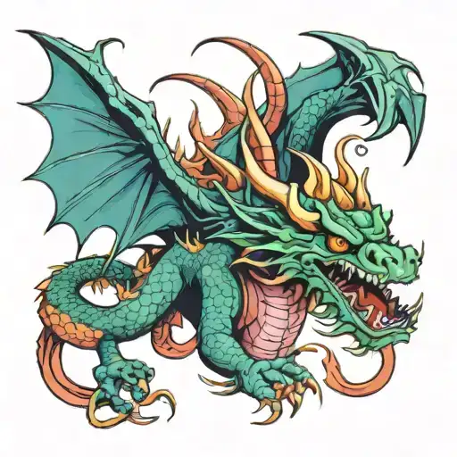 Dragon Eating His Own Tail