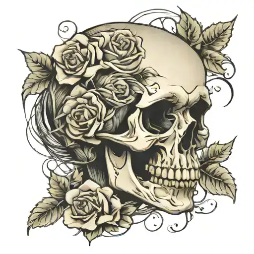 Feminine Skull Adhd Wired Different