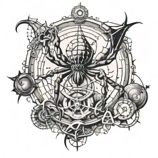 Spider And Canons Fireing While Sailing