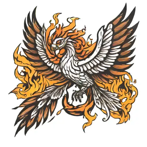 Phoenix Rising From Ashes