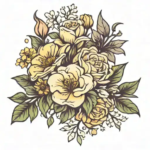 Birth Flower Bouquet