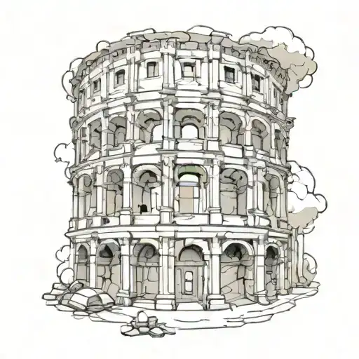 Roman Colisium In Formation
