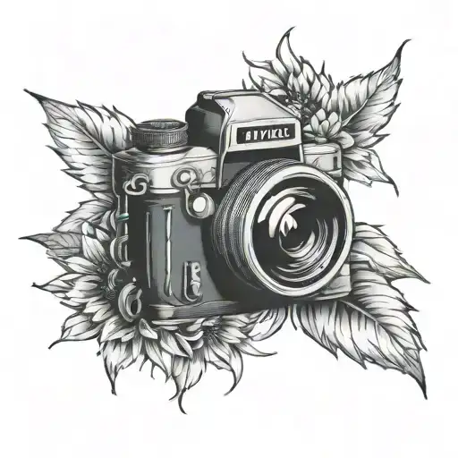 Sunflower And Camera