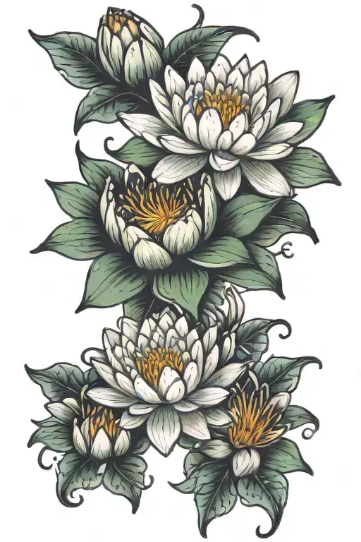 Water Lily Flower And Cancer Zodiac