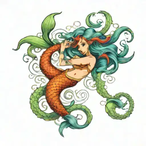 Mermaid Full Body Tentacles
