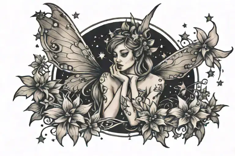 Fairy With Stars Forming