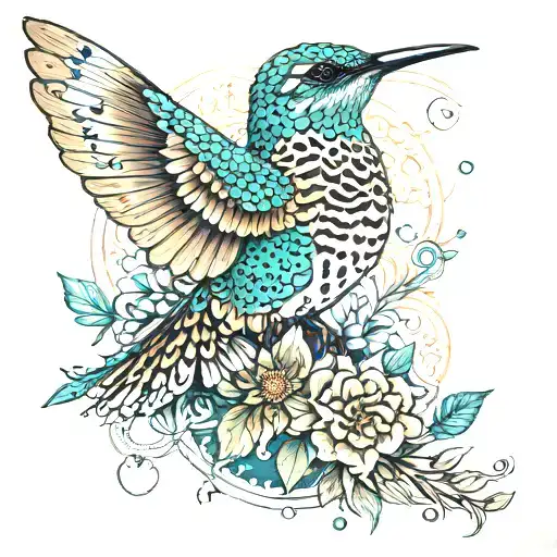 Hummingbird And Cheetah Merged Together