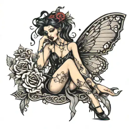 Goth Fairy Sitting