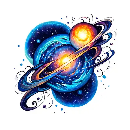 A Galaxy And Universes