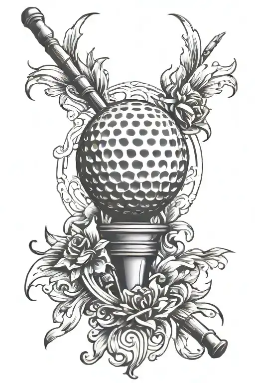 Golf Ball Wrapped