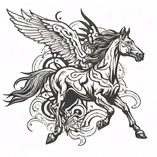 Horse Totel Cave Painting