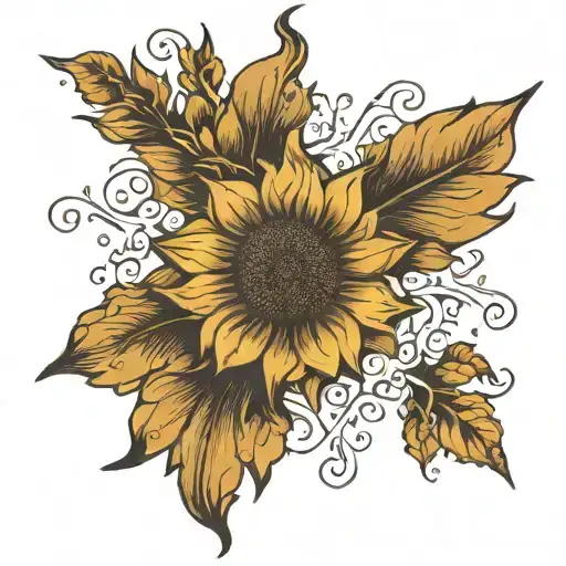 Sunflower Snowflake