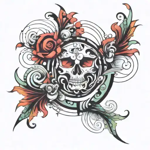 Abstract Or Surreal Aperiodic Smooth Pattern