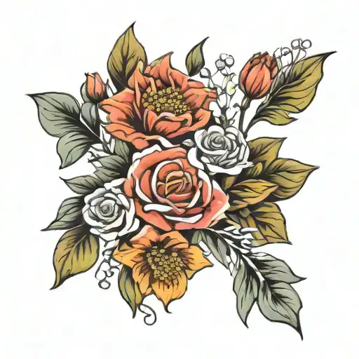 Birth Month Flower Bouquet