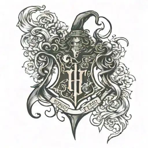 Dark Harry Potter Tattoo Adult Male