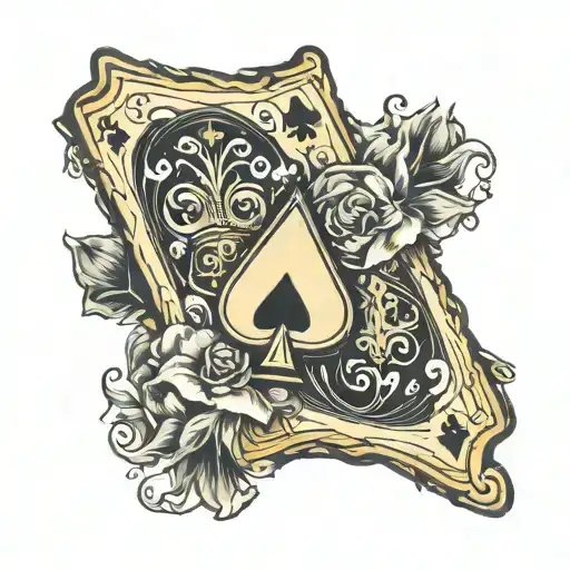Spades And Ace Card