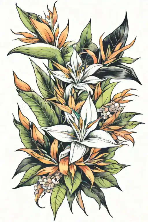 Bird Of Paradise Flower Bouquet