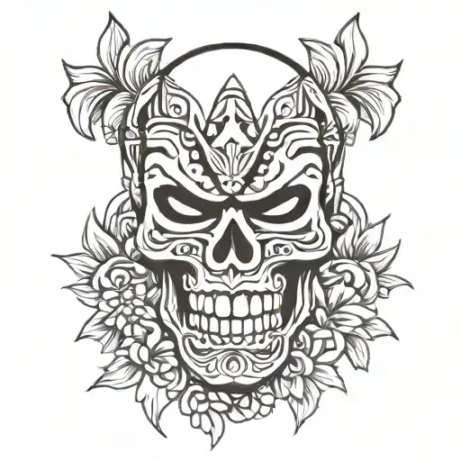 Tiki Mask Skull