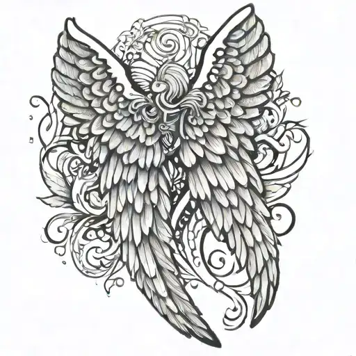 Angel Wings Forearm