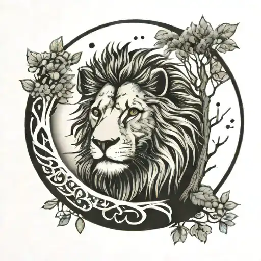 Lion Moon 4 Kids Way With Trees