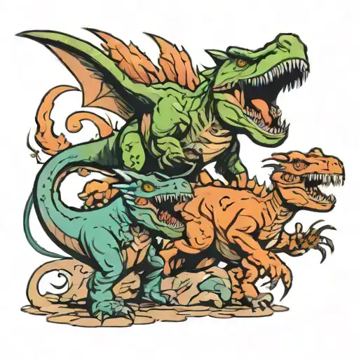 Dinosaur Fighting