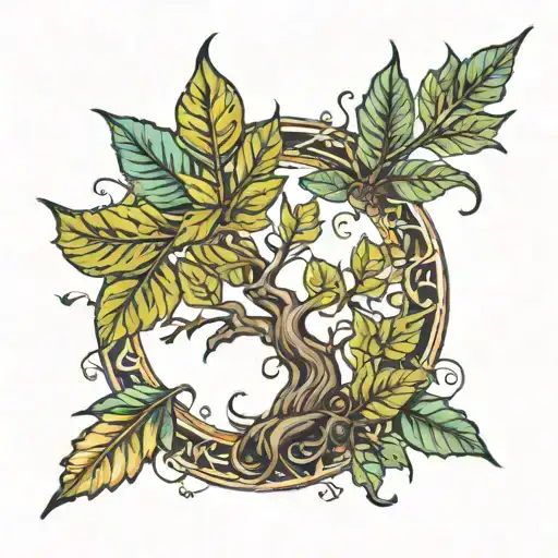 Leafs Nature Elements Like Trees