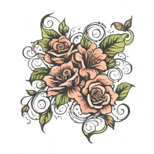 Floral Vines Wrapping