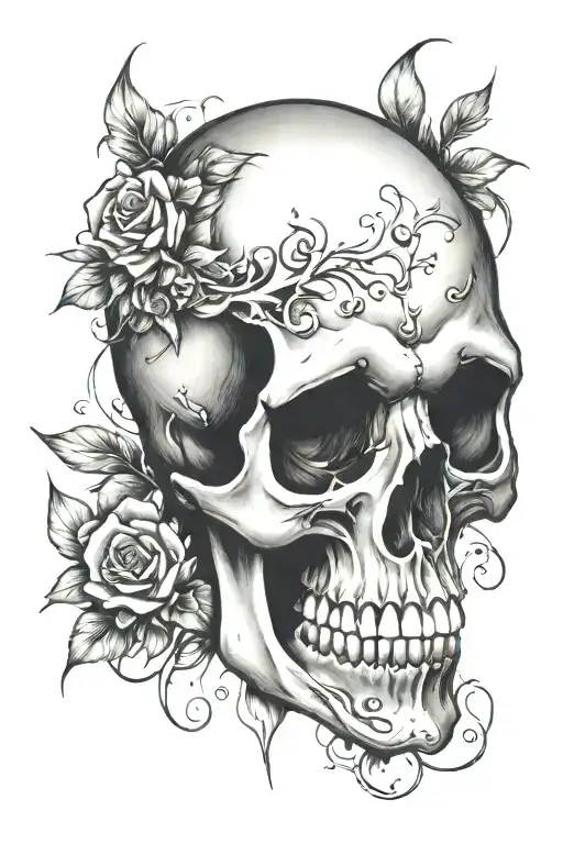 Skull Depression Alone