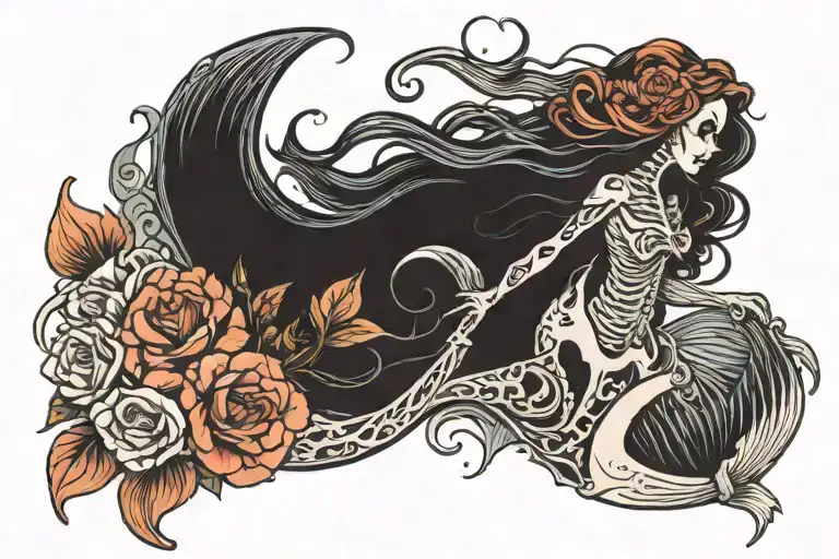 Skeleton Mermaid