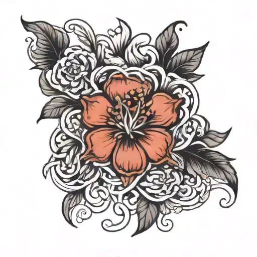 Birth Flowers Intertwined