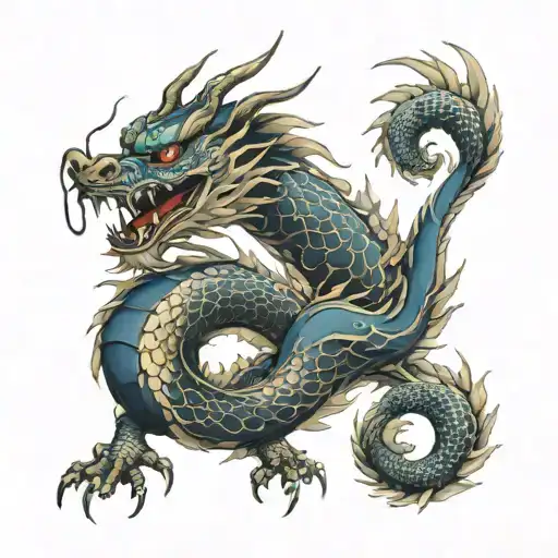 Chinese Dragon Wrapped