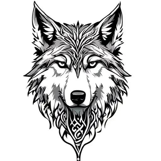 Wolf Norse Tree Of Life